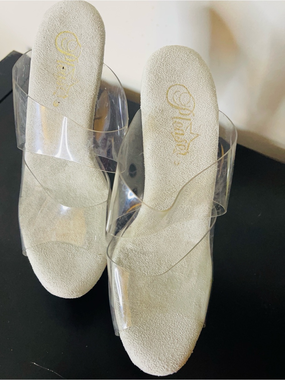 Pleaser’s | Clear Platform Stiletto with Straps- NWOT - Picture 3 of 6